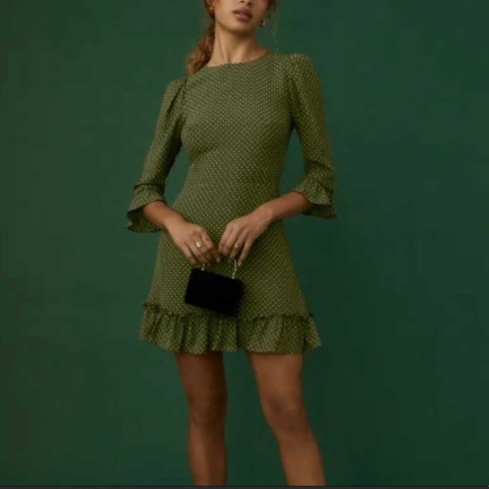 Reformation - Doutzen Dress (in Peat) NEVER BEEN WORN (still has tags)